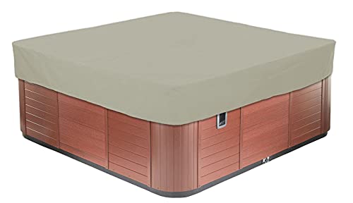 Outdoor Spa Abdeckung für Whirlpool, wasserdichtes 210D Oxford-Gewebe, UV-Schutz, quadratisches Design, langlebige Whirlpool-Abdeckung, Outdoor Spa Abdeckung für Whirlpool, wasserdichtes 210D Oxford-Gewebe, UV-Schutz, quadratisches Design, langlebige Whirlpool-Abdeckung, von Generisch