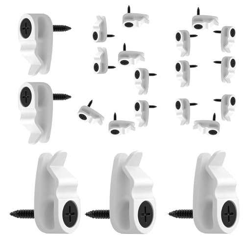 Outdoor String Light Hooks - Outside Cord Holders - Hanger Heavy Duty Waterproof Holder for Display Art Craft Decoration Home Photo Holiday Party Lighting von Generisch