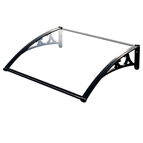 Outdoor Terrassenmarkise UV-Schutz Vordach für Haustür & Fenster Metallhalterung & Entwässerungsrinne wetterbeständig Sonnenschutz klar 60x Outdoor Terrassenmarkise UV-Schutz Vordach für Haustür & Fenster Metallhalterung & Entwässerungsrinne wetterbeständig Sonnenschutz klar 60x von Generisch