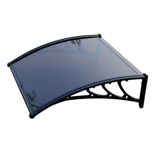 Outdoor Terrassenmarkise für Türen & Fenster Polycarbonat Vordach Sonnenschutz Stahlhalterung für Zuhause Witterungsbeständig UV-Schutz Einfache Montage Outdoor Terrassenmarkise für Türen & Fenster Polycarbonat Vordach Sonnenschutz Stahlhalterung für Zuhause Witterungsbeständig UV-Schutz Einfache Montage von Generisch