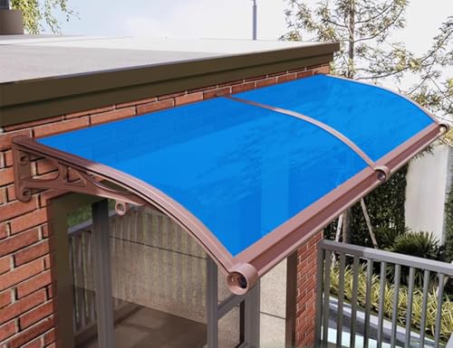 Outdoor Türvordach Markise Blau Terrassen Fenster Schattenspender Sonnen-Regen- & Schneeschutz 100x200 cm Wetterfeste Abdeckung für Haustür & Fenster Outdoor Türvordach Markise Blau Terrassen Fenster Schattenspender Sonnen-Regen- & Schneeschutz 100x200 cm Wetterfeste Abdeckung für Haustür & Fenster von Generisch