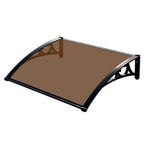 Outdoor Türvordach - UV- & witterungsbeständige Markise Metallhalterung mit Drainage Sonnenschutz Schutz für den Vordereingang Schnee- & Regenschutz Perfekte Outdoor-Abdeckung von Generisch
