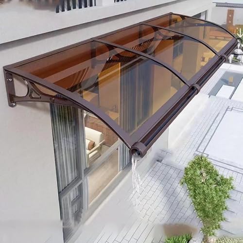 Outdoor Türvordach Wasserdicht UV-Schutz Einfache Installation für Veranda Terrasse Dach von Generisch