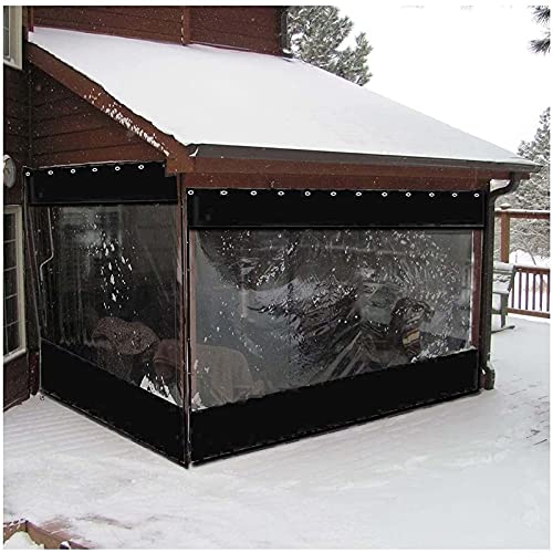 Outdoor Wasserdicht PVC Vorhänge mit Ösen Winddicht Wetterfest für Garten Pavillon Garage Pergola Outdoor Wasserdicht PVC Vorhänge mit Ösen Winddicht Wetterfest für Garten Pavillon Garage Pergola von Generisch