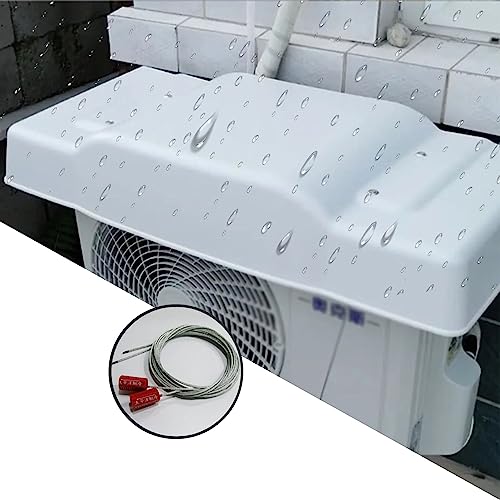 Outdoor Wasserdichte Abdeckung AC - UV-Schutz & Regenschutz für Mini Split Wärmepumpe Kondensator - Langlebiger Wetterfester Schutz von Generisch