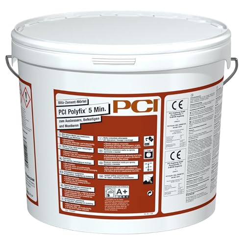 PCI Polyfix 5 Min. 5 kg Blitz-Zement-Mörtel zum Ausbessern, Befestigen und Montieren von Generisch
