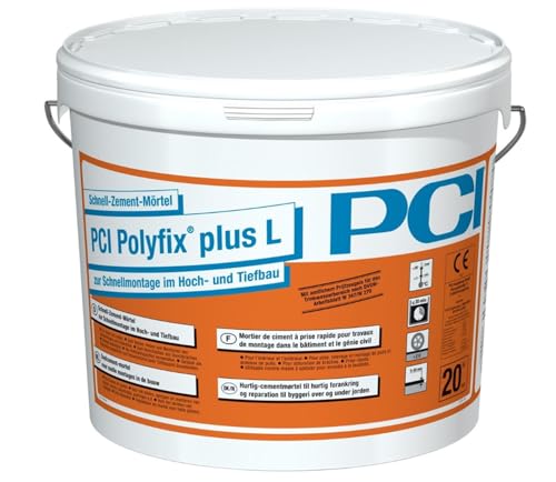 PCI Polyfix plus L 20 kg Schnell-Zement-Mörtel zur Schnellmontage im Hoch- und Tiefbau Dichtungs-/Hohlkehlenmörtel Sika PCI Polyfix plus L 20 kg Schnell-Zement-Mörtel zur Schnellmontage im Hoch- und Tiefbau Dichtungs-/Hohlkehlenmörtel Sika von Generisch