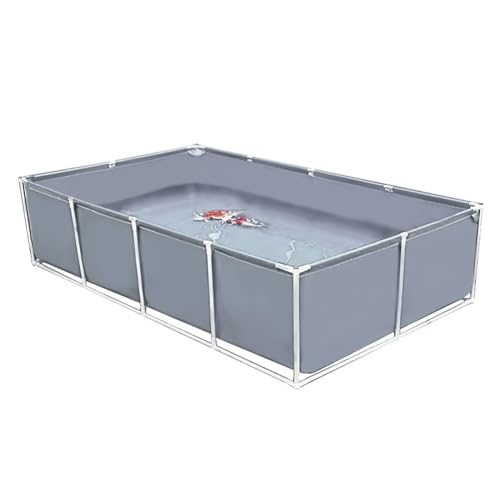 PVC-Canvas-Teiche mit Ablassventil, faltbares Design für einfache Lagerung, ideal für Koizucht und Gartenbewässerung von Generisch