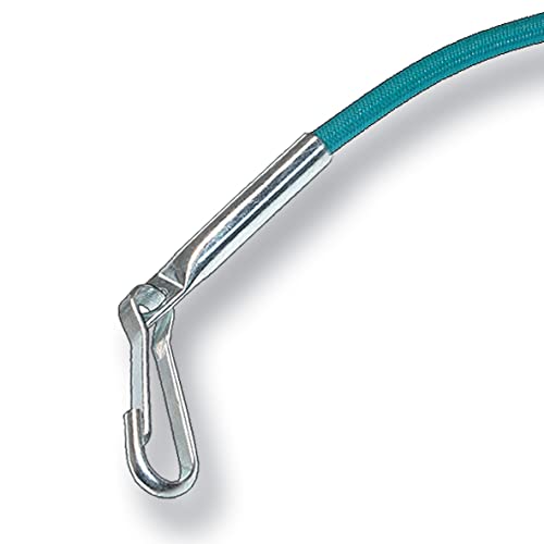 PVC Kunststoff Planenseil transparent Ø 6 mm Seilendverschluss mit oder ohne Simplexhaken (Seilendverschluss mit Simplexhaken für Ø 6 mm Seil 1 Stück) von Generisch