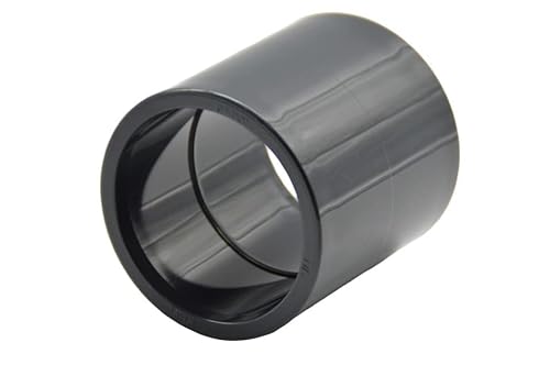 PVC Muffe 40mm x 40mm | Klebemuffe | Rohrverbinder | Beidseitig Klebemuffe | PN 16 | Ø40mm von Sixyear