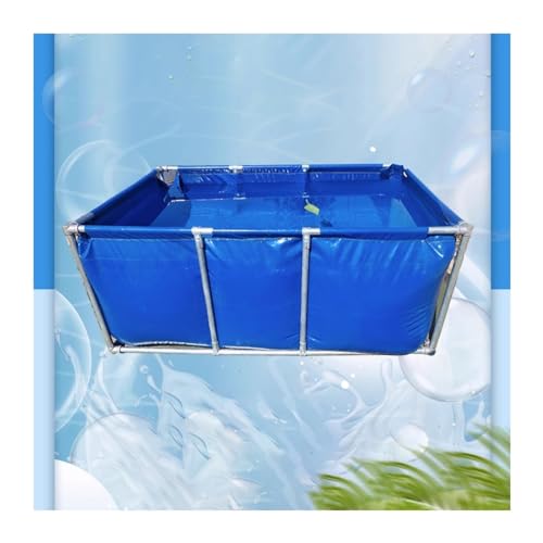 PVC-Segeltuch-Fischteich mit Ablassventil, temporäres Haltebecken für Salzwasserfische, Schildkröten und Wasserlebewesen, langlebiger Wasserspeicherpool für Gärten und Hinterhöfe PVC-Segeltuch-Fischteich mit Ablassventil, temporäres Haltebecken für Salzwasserfische, Schildkröten und Wasserlebewesen, langlebiger Wasserspeicherpool für Gärten und Hinterhöfe von Generisch