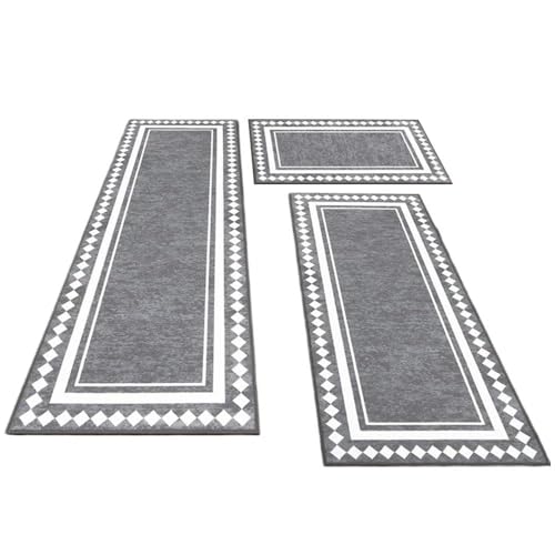 PVC-Teppich, öldicht, wasserdicht, Leder, Bodenmatte, moderner Teppich, Flur, Teppiche, lange Streifen, Nachttisch PVC-Teppich, öldicht, wasserdicht, Leder, Bodenmatte, moderner Teppich, Flur, Teppiche, lange Streifen, Nachttisch von Generisch