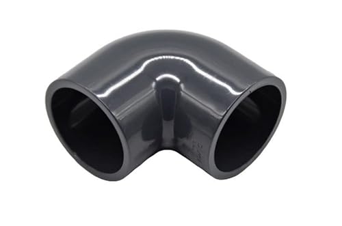 PVC Winkel 90 Grad | 63mm x 63mm | PVC Winkel 90° | beidseitig Klebemuffe | PN 16 | Ø63mm von Generisch