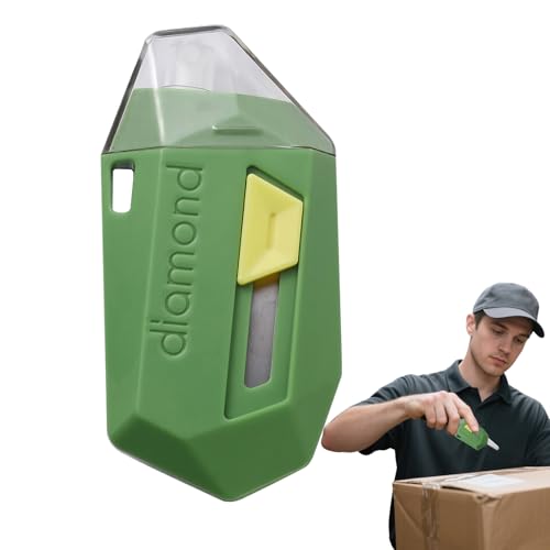 Paketöffner Cutter - Magnetischer Unboxing Cutter Mit Magnetfunktion - Einklappbarer Präzisionsmagnetöffner Für Trockenbauarbeiten Bastelprojekte Tapeten Bilderrahmen Kartons von Generisch