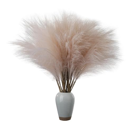 Pampas Grass Vase - Geeignete Dekoration in Krempe | hoher und weicher künstlicher Reed mit Zweig | Funta Pampas Bulrush Reed für Farmale Vase Schmetterlinge Hochzeitsdekoration Pampas Grass Vase - Geeignete Dekoration in Krempe | hoher und weicher künstlicher Reed mit Zweig | Funta Pampas Bulrush Reed für Farmale Vase Schmetterlinge Hochzeitsdekoration von Generisch