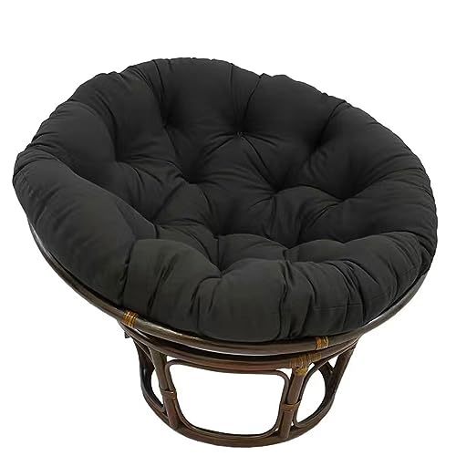 Papasansessel Kissen - 100cm Durchmesser Polster Bodenkissen mit 10-12cm Dicke für Drehsessel - Runder Papasansesselbezug von Generisch