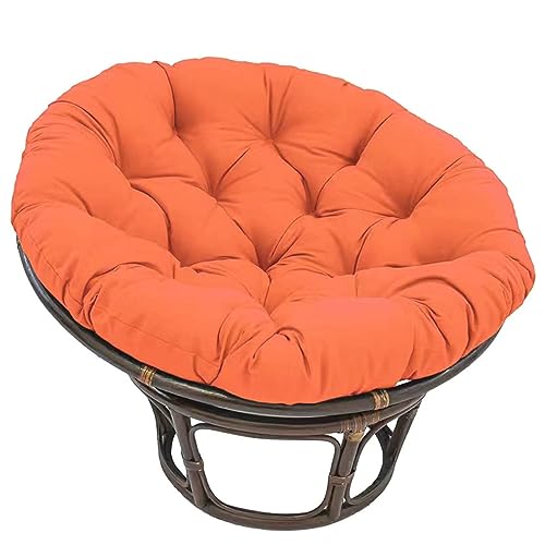 Papasansessel Kissen - 100cm Durchmesser Polster Bodenkissen mit 10-12cm Dicke für Drehsessel - Runder Papasansesselbezug von Generisch