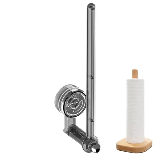 Papiertuchhalter | Papiertuchhalter Tissue Spender | Spenderhalter Mit Saugnapf Drehbar Für Frischhaltefolie Haushalt Wohnung Studentenwohnung von Generisch