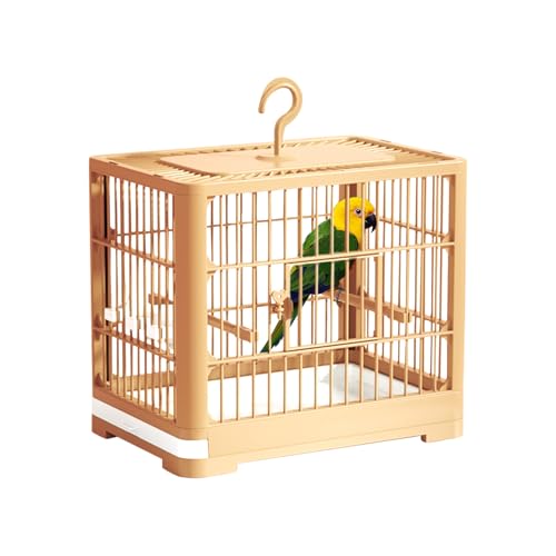 Paroreet Birk Cage | faltbar atmungsaktiv für Sittiche | Lebensraum von Sittichen mit leicht zu reinigendem Pull-Out Tablett | Atmungsaktive Vogelkäfige faltbar für von Generisch