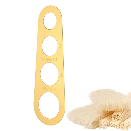 Pasta-Portionskontrolle – Spaghetti-Lineal aus Metall, Trennwand zum Kochen | Multi-Portionsmessgerät, wiederverwendbarer Küchenmengenring, Mahlzeitengrößen-Checker für Nudelvorbereitung, Restaurant Pasta-Portionskontrolle – Spaghetti-Lineal aus Metall, Trennwand zum Kochen | Multi-Portionsmessgerät, wiederverwendbarer Küchenmengenring, Mahlzeitengrößen-Checker für Nudelvorbereitung, Restaurant von Generisch