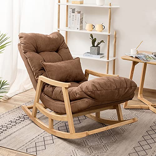 Patchwork-Schaukelstuhl mit Fußstütze Hocker - Bequeme Liege zum Entspannen im Wohnzimmer, Schlafzimmer oder Büro Patchwork-Schaukelstuhl mit Fußstütze Hocker - Bequeme Liege zum Entspannen im Wohnzimmer, Schlafzimmer oder Büro von Generisch