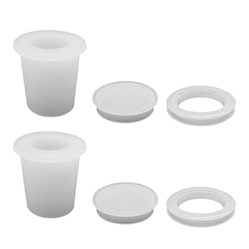 Patio Marktschirm Lochring - 6 Stücke Tisch Marktschirm Einsatzring - Passt Für 5-6.4 cm Tischloch Sonnenschirm Adapter Für Marktschirme Outdoor Café Picknick Terrasse von Generisch