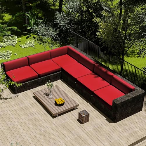 Patio Rattan Chair Cover Pads, Waterproof Set of 6 Removable and Durable Covers for Indoor and Outdoor Furniture Patio Rattan Chair Cover Pads, Waterproof Set of 6 Removable and Durable Covers for Indoor and Outdoor Furniture von Generisch