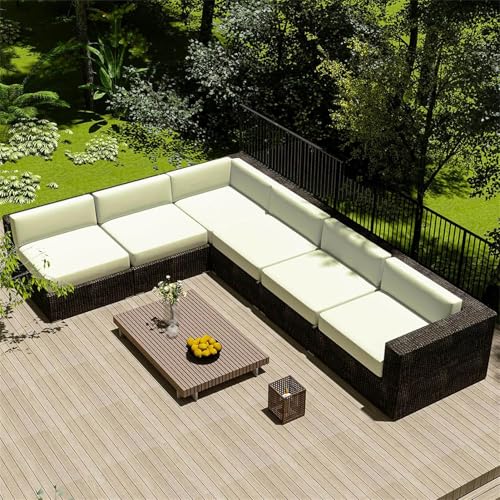 Patio Rattan Chair Cover Pads, Waterproof Set of 6 Removable and Durable Covers for Indoor and Outdoor Furniture Patio Rattan Chair Cover Pads, Waterproof Set of 6 Removable and Durable Covers for Indoor and Outdoor Furniture von Generisch