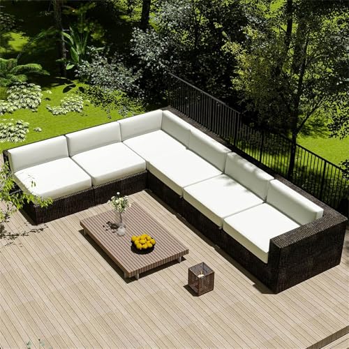 Patio Rattan Chair Cover Pads, Waterproof Set of 6 Removable and Durable Covers for Indoor and Outdoor Furniture Patio Rattan Chair Cover Pads, Waterproof Set of 6 Removable and Durable Covers for Indoor and Outdoor Furniture von Generisch