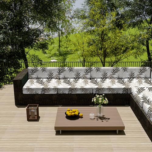 Patio Rattan Chair Cover Pads, Waterproof Set of 6 Removable and Durable Covers for Indoor and Outdoor Furniture Patio Rattan Chair Cover Pads, Waterproof Set of 6 Removable and Durable Covers for Indoor and Outdoor Furniture von Generisch