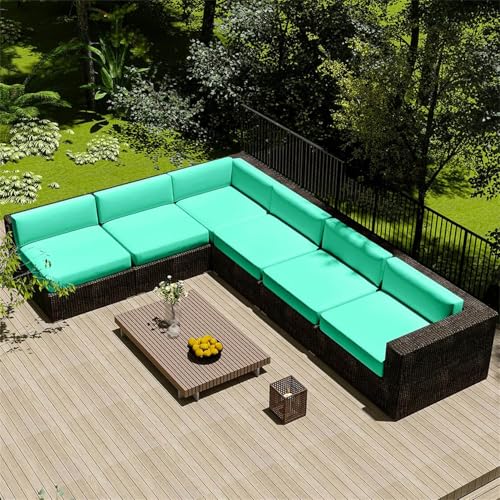 Patio Rattan Chair Cover Pads, Waterproof Set of 6 Removable and Durable Covers for Indoor and Outdoor Furniture Patio Rattan Chair Cover Pads, Waterproof Set of 6 Removable and Durable Covers for Indoor and Outdoor Furniture von Generisch