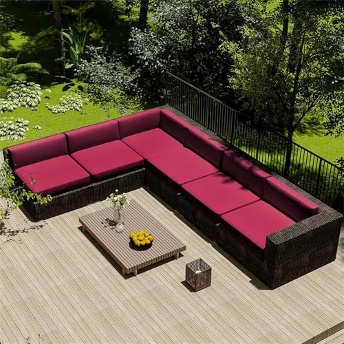 Patio Rattan Chair Cover Pads, Waterproof Set of 6 Removable and Durable Covers for Indoor and Outdoor Furniture Patio Rattan Chair Cover Pads, Waterproof Set of 6 Removable and Durable Covers for Indoor and Outdoor Furniture von Generisch