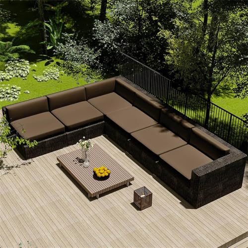 Patio Rattan Chair Cover Pads, Waterproof Set of 6 Removable and Durable Covers for Indoor and Outdoor Furniture Patio Rattan Chair Cover Pads, Waterproof Set of 6 Removable and Durable Covers for Indoor and Outdoor Furniture von Generisch