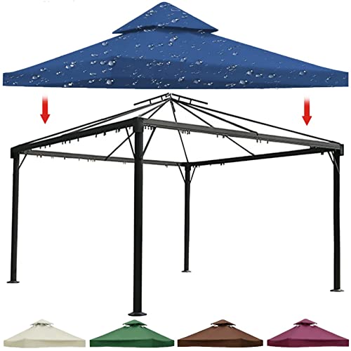 Pavillon-Ersatzabdeckung – wasserdichte Outdoor-Pergola-Abdeckung – Oxford-Stoff mit belüfteter Oberseite – kompatibel mit 3 m x 3 m Pavillons Pavillon-Ersatzabdeckung – wasserdichte Outdoor-Pergola-Abdeckung – Oxford-Stoff mit belüfteter Oberseite – kompatibel mit 3 m x 3 m Pavillons von Generisch