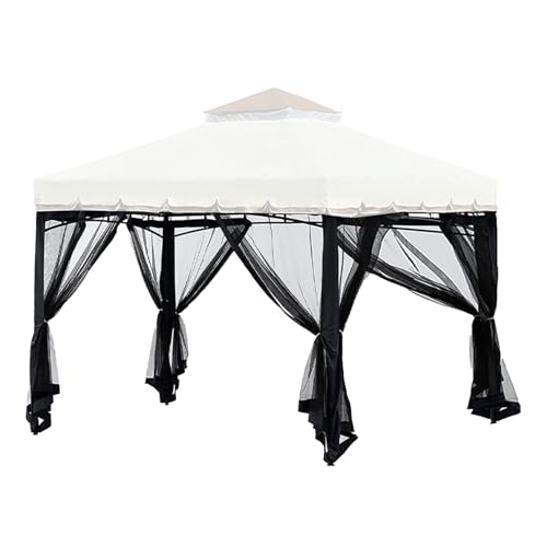 Pavillon Insektenschutz Paneele,4-Fach Pergola Netz - 3x3M UV-Beständiger Fliegenschutz Mit Belüftung Für Garten Terrasse Campingzelt Pavillon Insektenschutz Paneele,4-Fach Pergola Netz - 3x3M UV-Beständiger Fliegenschutz Mit Belüftung Für Garten Terrasse Campingzelt von Generisch