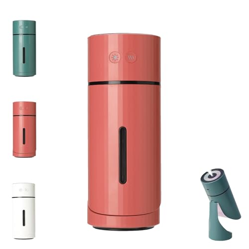 Pawbreath 2.0 Dog Humidifier, Mini Pawbreath Dog Humidifiers, Quiet/90° Adjustable Mist,Creates a Safe,Moisturized Environment for Dogs (Red) von Generisch