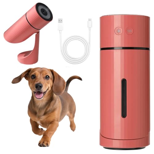 Pawbreath 2.0 Dog Humidifier, Pet-Safe Whisper-Quiet Operation with 90° Adjustable Mist, Creates Moisturized Environment for Dogs & Puppies, Pet-Safe & No Risks (Red) von Generisch