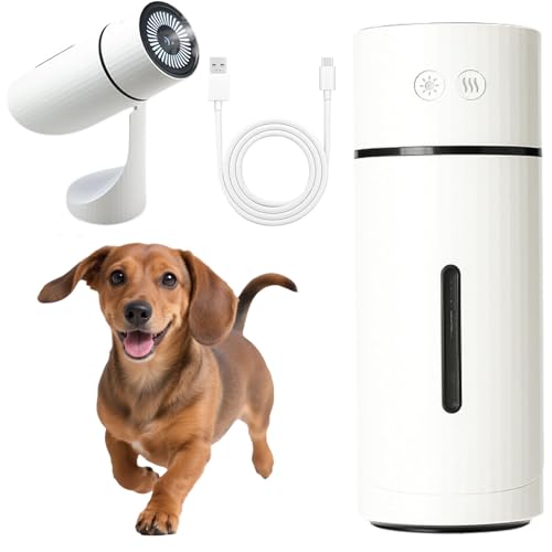 Pawbreath 2.0 Dog Humidifier, Pet-Safe Whisper-Quiet Operation with 90° Adjustable Mist, Creates Moisturized Environment for Dogs & Puppies, Pet-Safe & No Risks (White) von Generisch