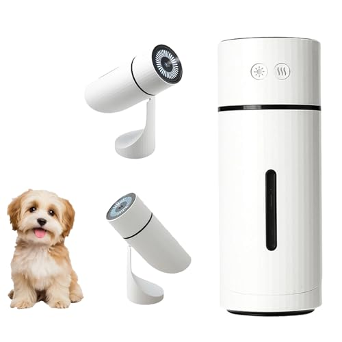 Pawbreath 2.0 Dog Humidifier, With Whisper-Quiet/90° Adjustable Mist, Moisturized Environment for Dogs, Mini Pawbreath Dog Humidifiers, Paw Breath Humidifier Easy to Fill & Clean (white) von Generisch