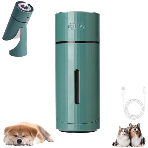 Pawbreath 2.0 Dog Humidifier - 100% Pet-Safe, No Risks, Minipaw Dog Humidifiers with Whisper-Quiet/90° Adjustable Mist, Creates a Moisturized Environment for Dogs (Green) von Generisch