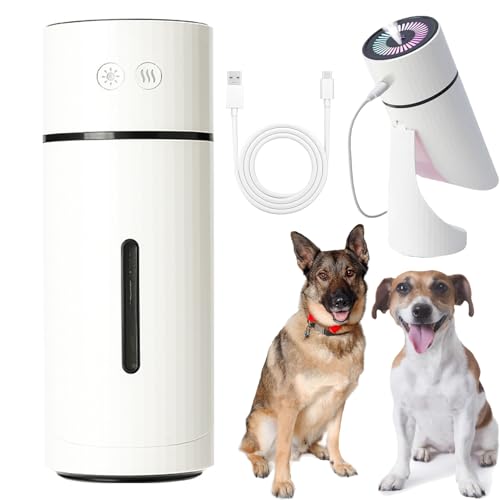 Pawbreath 2.0 Dog Humidifier - 100% Pet-Safe, Paw Breath 2.0 Humidifier, No Risks, Minipaw Dog Humidifiers with Whisper-Quiet/90° Adjustable Mist, Moisturized Environment for Dogs (White) von Generisch