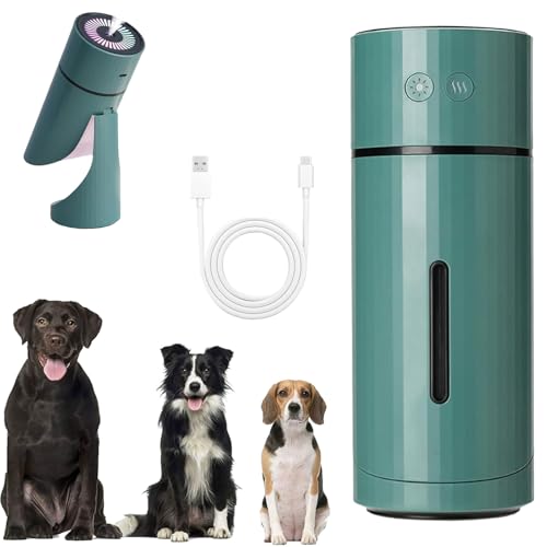 Pawbreath 2.0 Dog Humidifier - 100% Pet-Safe, Paw Breath 2.0 Minipaw Dog Humidifiers, No Risks, Whisper-Quiet Adjustable Mist, Moisturized Environment for Dogs (Green) von Generisch