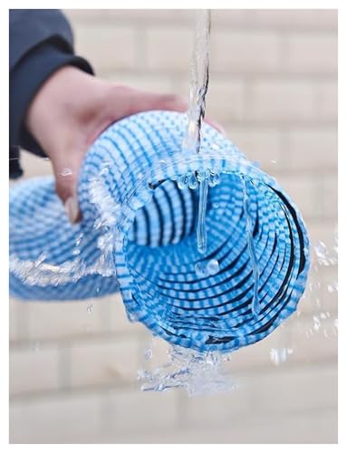 Perforierte Drainagerohre, Drainagegewebe for die Außenlandschaftsgestaltung/Französisches Drainagerohr mit eingebautem Stahldraht, weicher Infiltrationsdrain(19.7ft) von Generisch