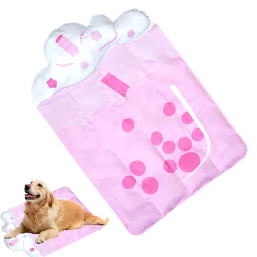 Pet Cooling Mat, Matte Mit Kühlgel Für Innenbereich, Schutz Bissfeste Decke Für Boden Auto Balkon Reise Pet Cooling Mat, Matte Mit Kühlgel Für Innenbereich, Schutz Bissfeste Decke Für Boden Auto Balkon Reise von Generisch