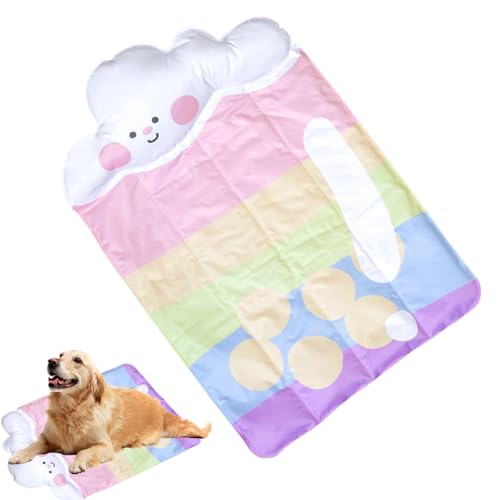Pet Cooling Mat,Innenbereich Hunde Kühlmatte mit Gel | Für Kleine Bis Große Tiere Wasserdicht Für Heiße Sofa Autositz Hundehütte Garten Pet Cooling Mat,Innenbereich Hunde Kühlmatte mit Gel | Für Kleine Bis Große Tiere Wasserdicht Für Heiße Sofa Autositz Hundehütte Garten von Generisch