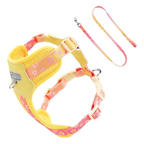 Pet Harness, Puppy Vest, Adjustable Breathable Escape-Proof Collar, Soft Recovery Strap with No-Pull Design, Support Gear for Disabled Service Work Large Small Breed Dogs, 6.69x9.84x0.39 Inches von Generisch