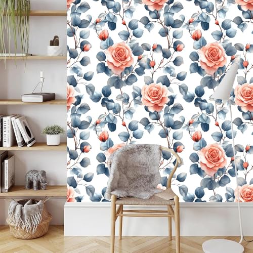 Pfingstrose Rose Klebefolie Möbel 0.52x10 M Blumen Aquarell Selbstklebende Tapete Abziehen Aufkleben Wallpaper Entfernbare Wandverkleidung Dekoratives für Küche Arbeitsplatte Schränke Tische Wand Pfingstrose Rose Klebefolie Möbel 0.52x10 M Blumen Aquarell Selbstklebende Tapete Abziehen Aufkleben Wallpaper Entfernbare Wandverkleidung Dekoratives für Küche Arbeitsplatte Schränke Tische Wand von Generisch