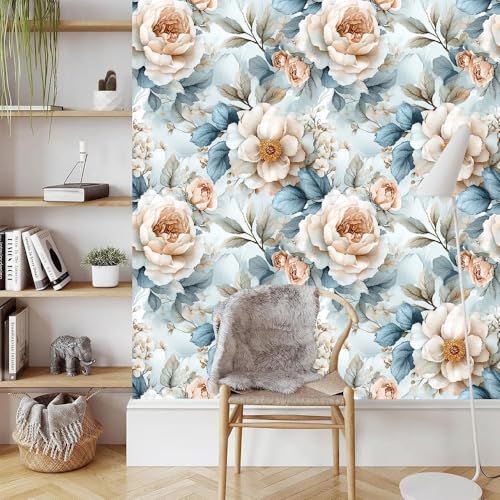 Pfingstrose Rose Tapete Selbstklebende Blumen Aquarell Möbelfolie Verdicken Wasserdicht Matt Kontaktpapier mit Kleberückseite Wallpaper Rollen für Wand Tabellen Schränke Türen Dekorativ 0.4x20 M Pfingstrose Rose Tapete Selbstklebende Blumen Aquarell Möbelfolie Verdicken Wasserdicht Matt Kontaktpapier mit Kleberückseite Wallpaper Rollen für Wand Tabellen Schränke Türen Dekorativ 0.4x20 M von Generisch