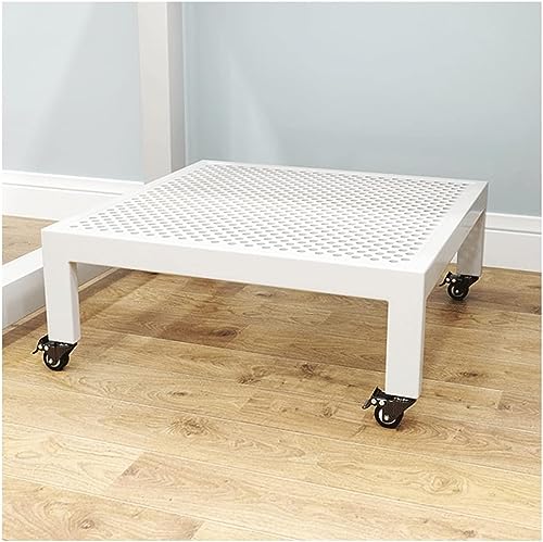 Pflanzen-Caddy Metallwagen auf Rädern – bewegliches Blumentopf-Tablett für drinnen und draußen, Hausgartengeräte von Generisch