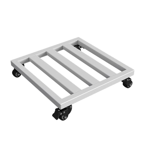 Pflanzen-Start-Up-Tablett mit Rädern und abnehmbaren Metallständern für Blumentöpfe & Aquarien – einfache Mobilität Eisenbasis – Weiß 40 x 40 cm – ideal für Indoor-Gartenarbeit Pflanzen-Start-Up-Tablett mit Rädern und abnehmbaren Metallständern für Blumentöpfe & Aquarien – einfache Mobilität Eisenbasis – Weiß 40 x 40 cm – ideal für Indoor-Gartenarbeit von Generisch
